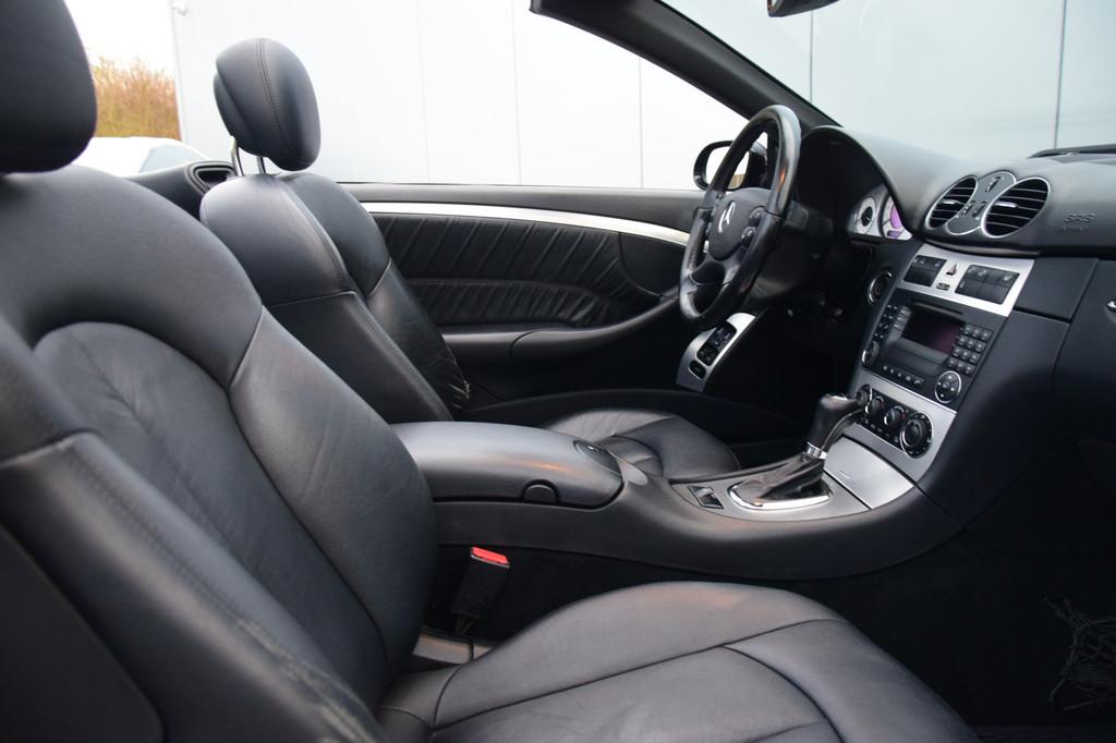 Mercedes-Benz CLK-Klasse Cabrio 200 K. Avantgarde Automaat L, Automaat, Achterwielaandrijving, Gebruikt, Zwart