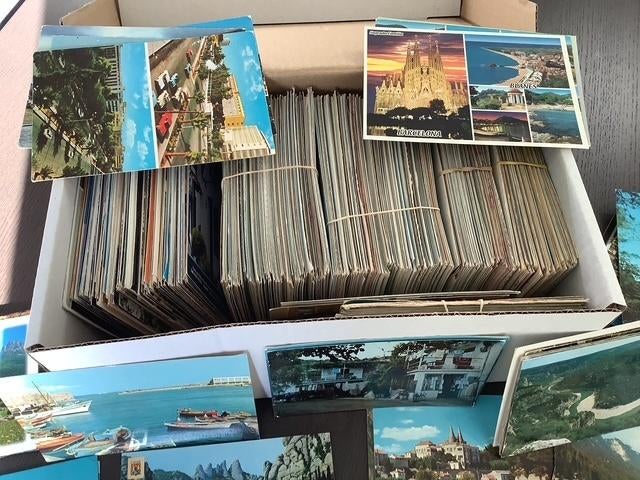 Partij van ca. 750 st. (#3Kg) Nederlands-kleur alle gelopen., Ophalen, 1980 tot heden, Gelopen, Noord-Brabant