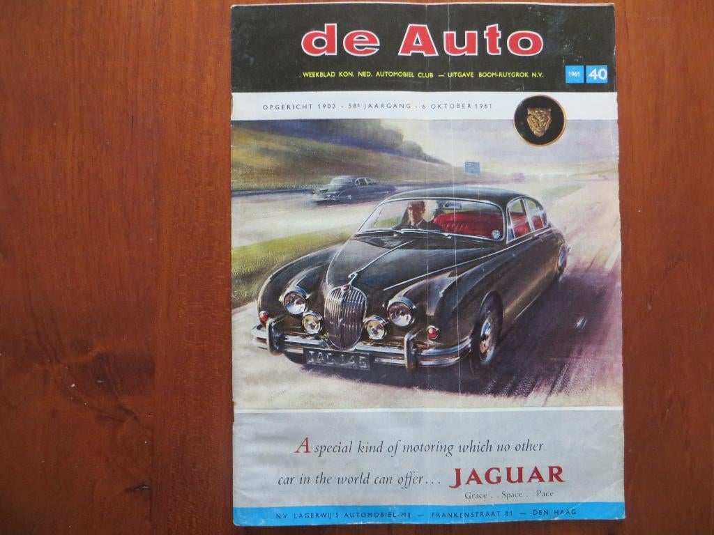 De Auto nr. 40 1961 Simca 1000, Volkswagen 1500, Bond 250 G, Ophalen of Verzenden, Zo goed als nieuw, Citroën