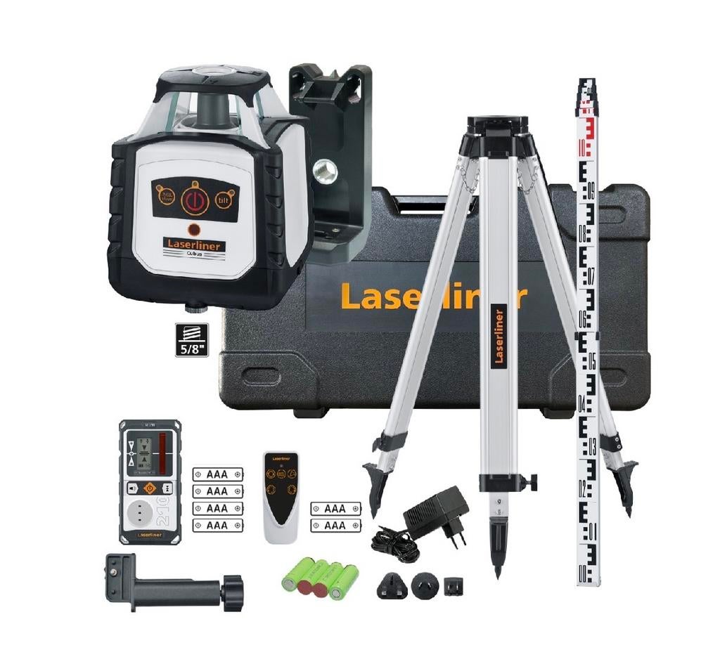 Laserliner Cubus 210 S Roterende laser set, Ophalen of Verzenden, Zo goed als nieuw, Afstand