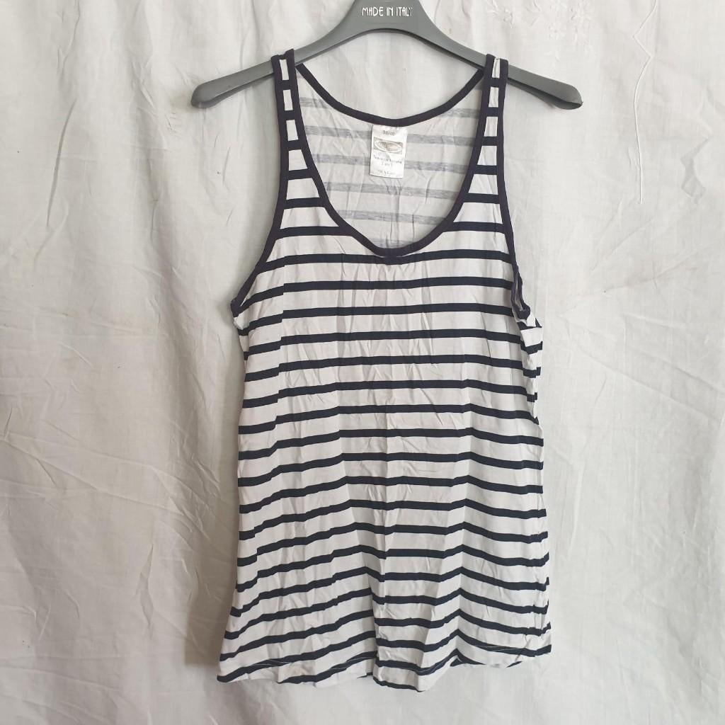 Leuk gestreept hemd. Mt 38/40. Merk Cilia Classics, Maat 38/40 (M), Blauw, ., Ophalen of Verzenden