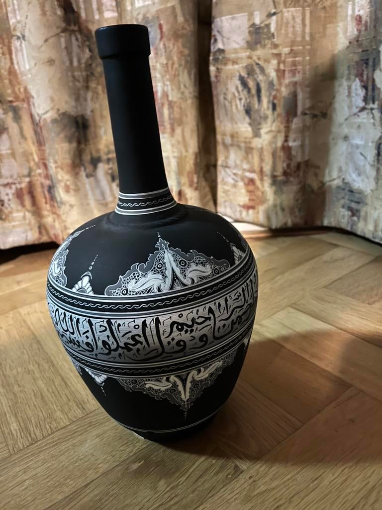 Originele Marokkaanse, handgeschilderde lampenvoet, Overige materialen, Overige kleuren, Ophalen of Verzenden, Zo goed als nieuw