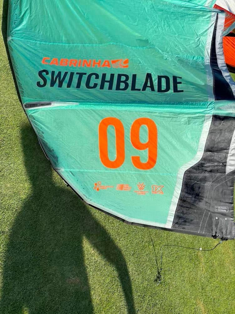 Cabrinha Switchblade 9 meter, Watersport en Boten, Kitesurfen, 9 m², Geen board, Ophalen of Verzenden, Zo goed als nieuw