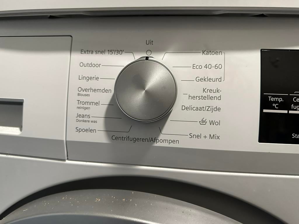 Wasmachine Siemens, Ophalen, Gebruikt, 1200 tot 1600 toeren, 85 tot 90 cm
