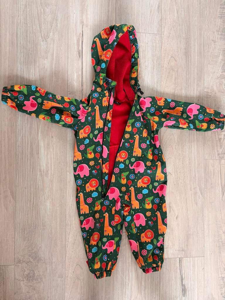 Leuke Softshell Overall met Dierenprint - Maat 86, Ophalen, Gebruikt, Jongetje of Meisje