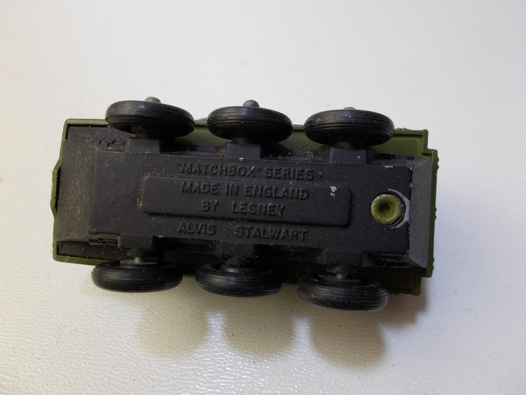 1966 Matchbox Series Nr. 61B ALVIS STALWART MILITAIR., Ophalen of Verzenden, Gebruikt, Bus of Vrachtwagen, Matchbox