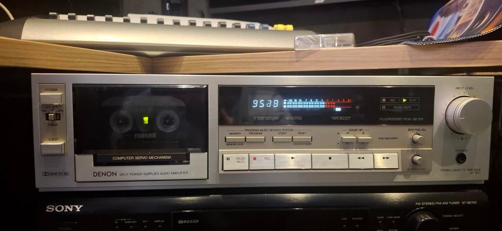 Denon DR-M11 Stereo Cassette Deck - Uitstekende Staat, Ophalen of Verzenden, Enkel, Denon, Tiptoetsen