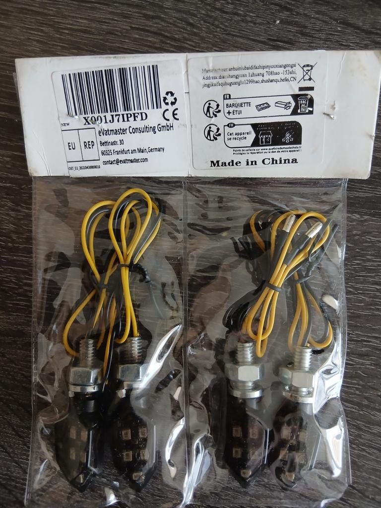 Nieuwe LED Knipperlichten voor Motorfiets (2 stuks), Ophalen of Verzenden