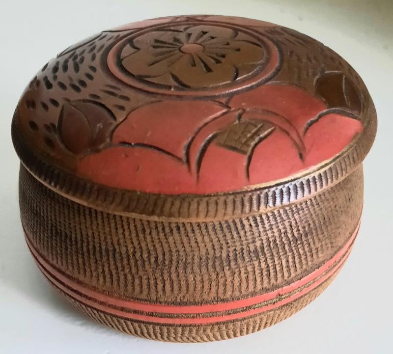 Amsterdamse school hout nijverheid dekseldoosje, Antiek en Kunst, Ophalen of Verzenden