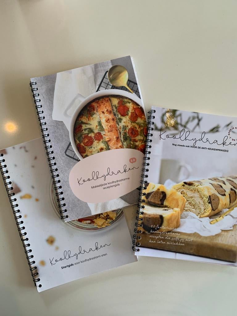 Koolhydraken kookboeken set, Boeken, Kookboeken, Ophalen of Verzenden, Gelezen, Gezond koken