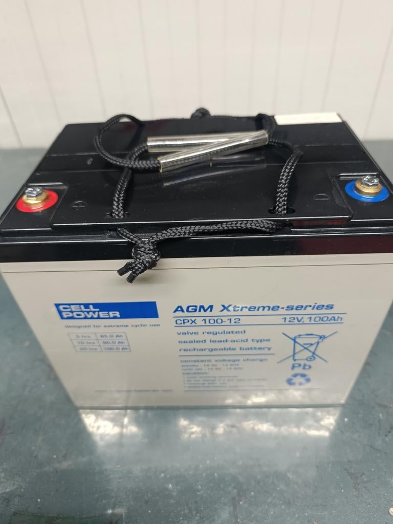 Accu met omvormer deep cycle, Ophalen