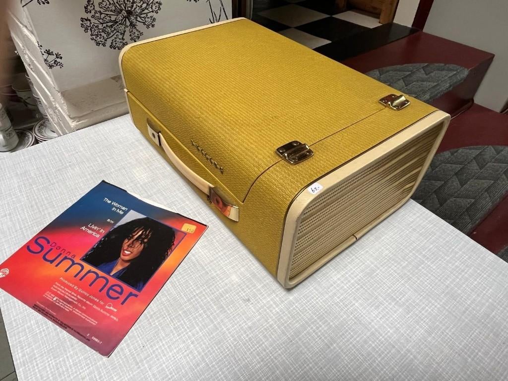 7) Phillips AG9148/95A kofferplatenspeler., Audio, Tv en Foto, Platenspelers, Gebruikt, Platenspeler, Philips, Ophalen