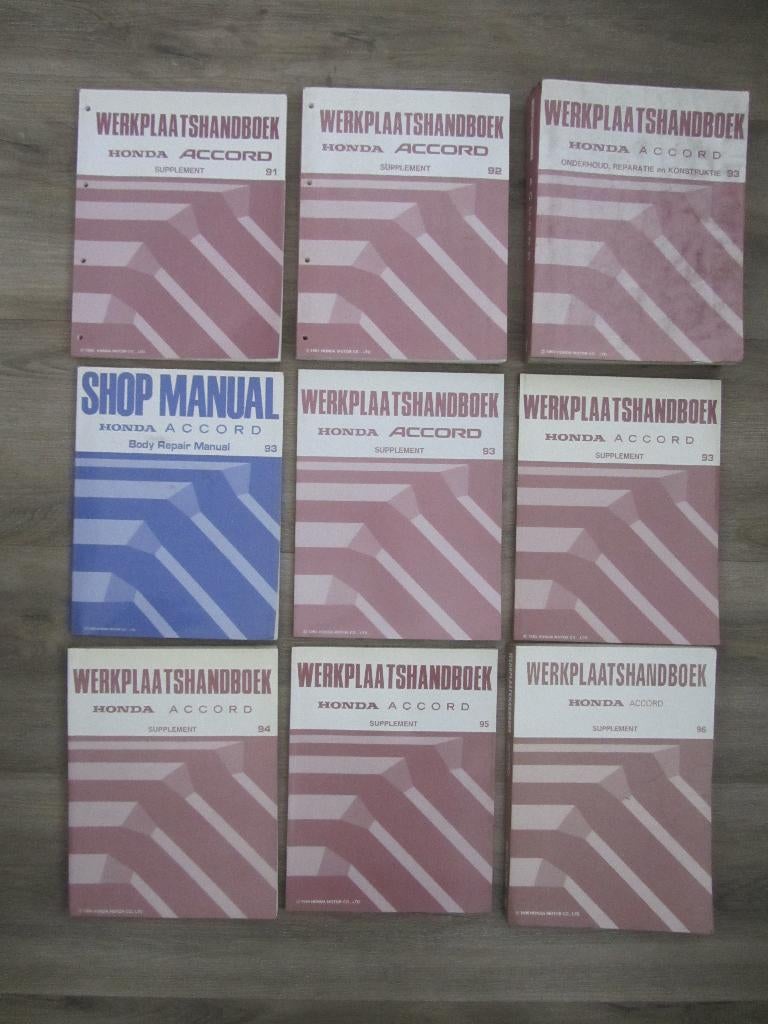 Honda Accord Werkplaatshandboeken, Ophalen of Verzenden, Zo goed als nieuw, Honda, Honda