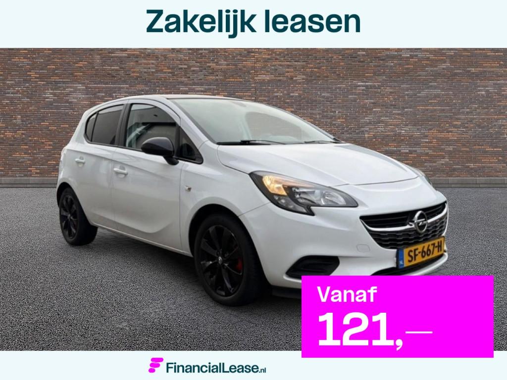 Opel Corsa 1.0 Turbo LMV NAVIGATIE CRUISE, Voorwielaandrijving, Stof, Gebruikt, Origineel Nederlands