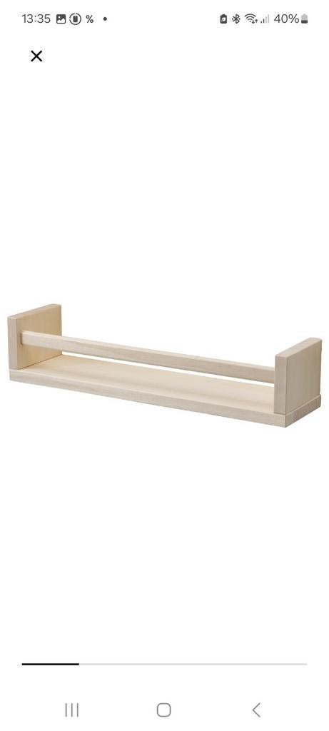 IKEA 5 kruidenrekjes van hout, Ophalen, Gebruikt