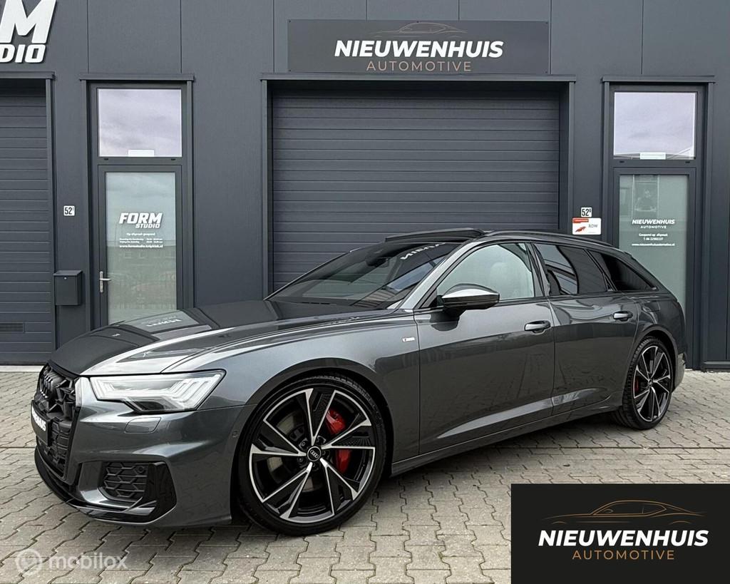 Audi A6 Avant 55TFSIe quattro Competition Pano l RS lMatrix, Auto's, Automaat, Gebruikt, 4 cilinders, Leder
