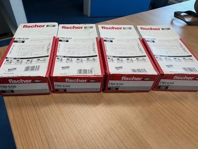 Partij Fischer spanhulzen FNH 6/50 & 6/60, Ophalen, Nieuw, Overige typen