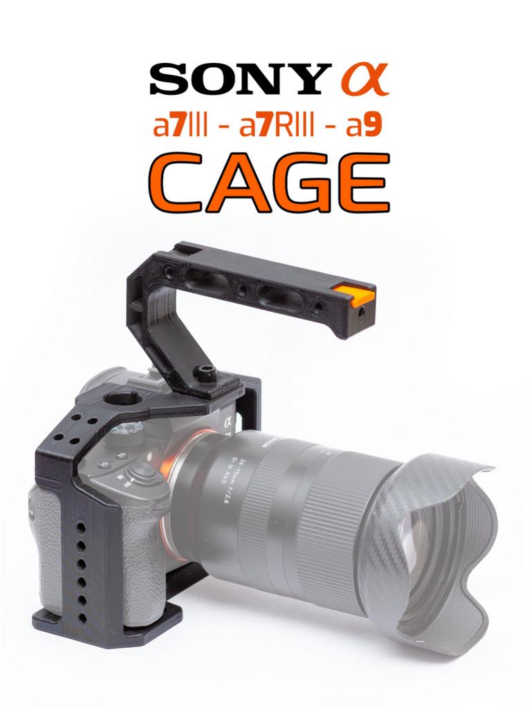 Sony a9 a7III Cage met handvat voor videoproductie, Ophalen of Verzenden, Zo goed als nieuw