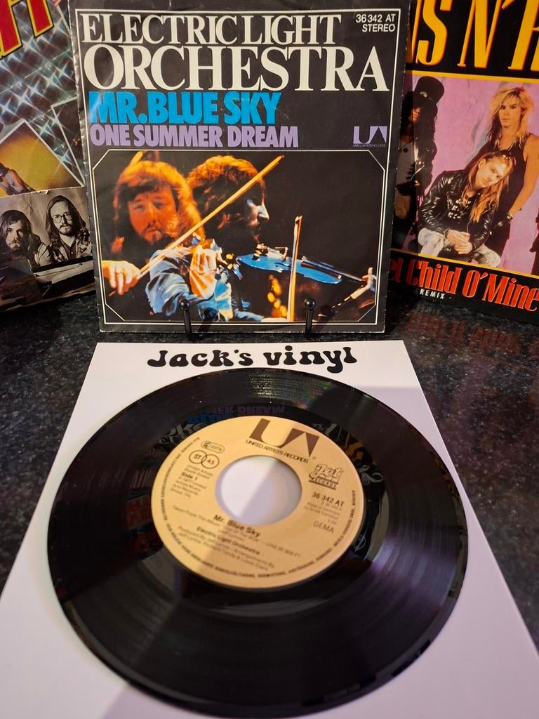 Electric Light Orchestra - Mr. Blue Sky (Vinyl Single)1978, Ophalen of Verzenden, 1960 tot 1980, Zo goed als nieuw, Overige formaten