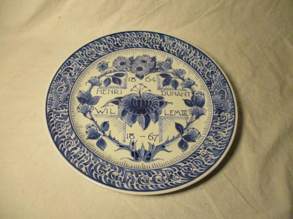 antiek wandbord Willem de derde 1864 -1867, Ophalen of Verzenden