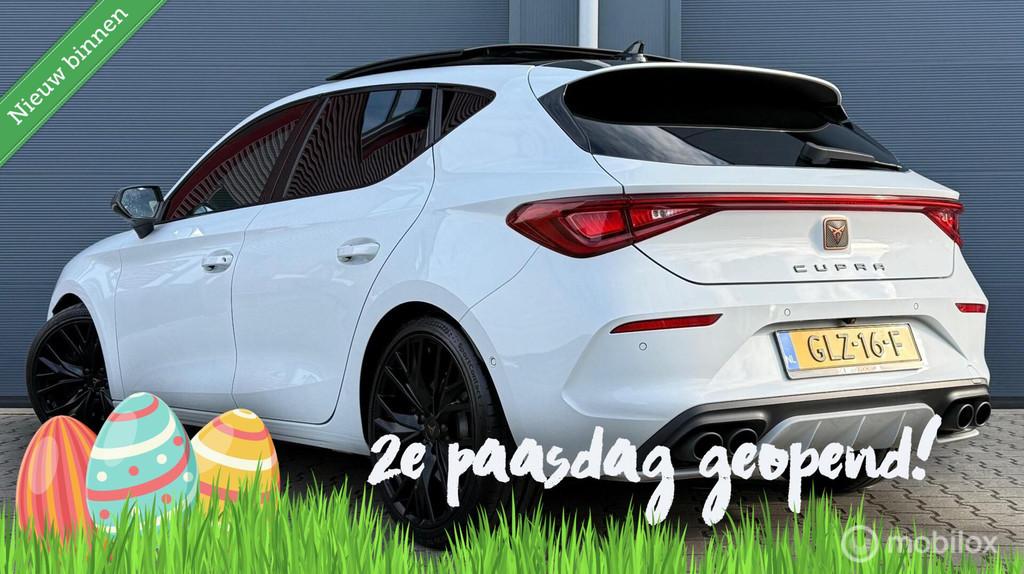 CUPRA Leon 2.0 TSI VZ Black Edition Pano.dak/Beats/Carplay/L, Gebruikt, Euro 6, 4 cilinders, Met garantie (alle)