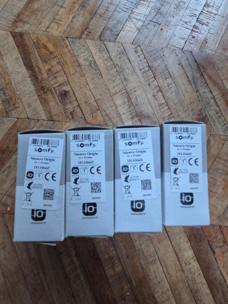 somfy smoove origin io wandzenders, Ophalen, 200 cm of meer, Wit, Nieuw