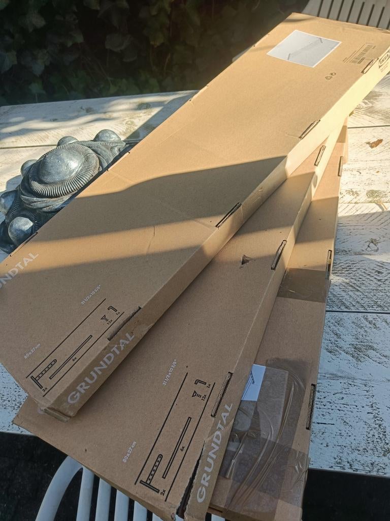 Keukenrekken 3 stuks., Ophalen, Doos, Minder dan 40 cm, Nieuw