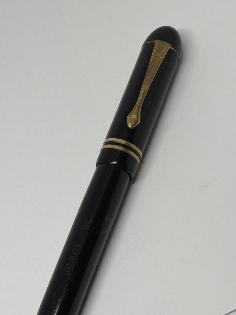 Vintage Parker The Tower vulpen–luxe pen–14K nib–niet getest, Ophalen of Verzenden, Zo goed als nieuw, Vulpen, Parker