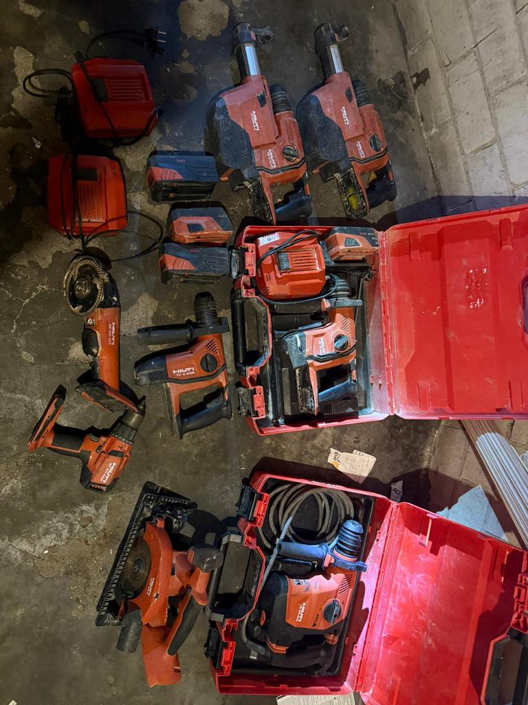 Hilti diverse gereedschap . Werkt perfect., Doe-het-zelf en Verbouw, Gereedschap | Handgereedschap, Gebruikt, Ophalen of Verzenden