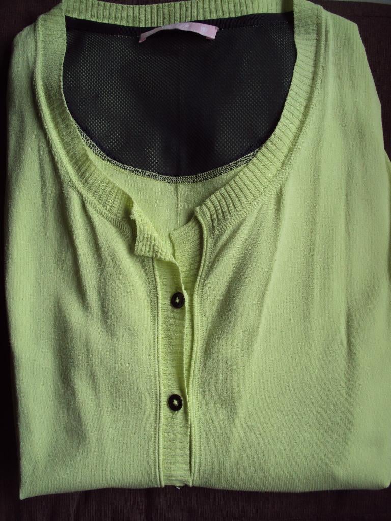 Basler zomer vest / lime groen /  40 - 42 / z.g.a.n., Maat 38/40 (M), Basler, Ophalen of Verzenden, Zo goed als nieuw