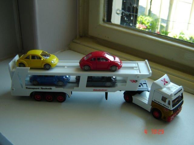 Mercedes Autotransporter Koopmans Nijkerk, Hobby en Vrije tijd, Modelauto's | 1:50, Ophalen of Verzenden, Nieuw, Bus of Vrachtwagen