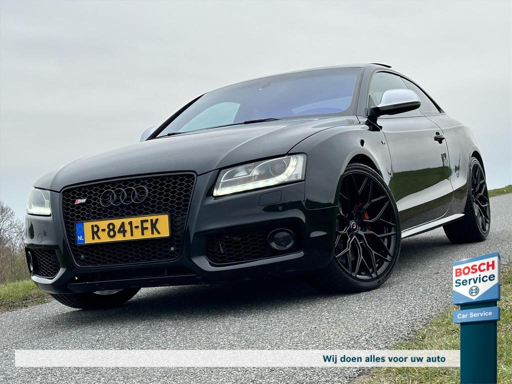 Audi S5 4.2 v8 kuipstoelen / pano / kuipstoelen / vossen / b, Automaat, Gebruikt, 8 cilinders, Zwart
