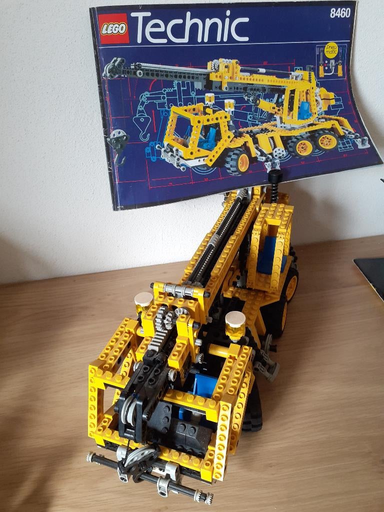 technische lego kraanwagen nr. 8460 inkl. boekje, Gebruikt, Lego, Compleet, Ophalen of Verzenden