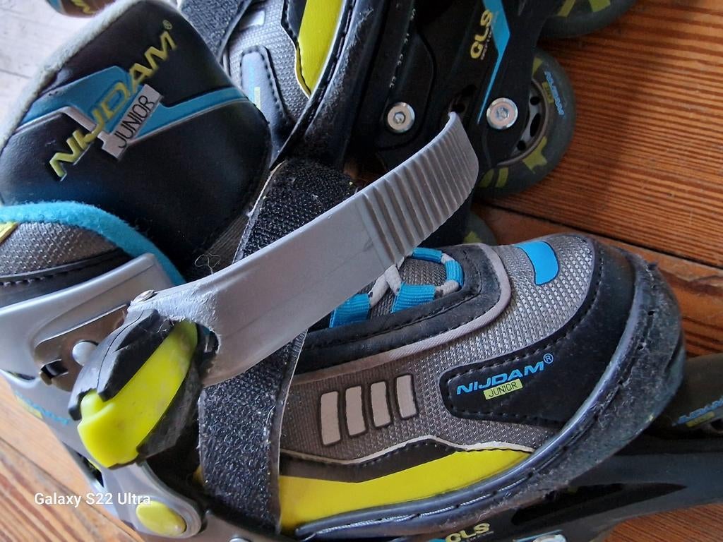 Verstelbare kinderskeelers Nijdam maat 30 t/m 33, Ophalen of Verzenden, Zo goed als nieuw, Schoenen