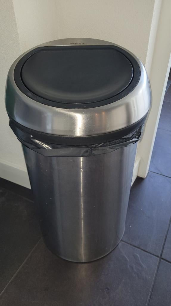 Brabantia Prullenbak 60 L, Huis en Inrichting, Woonaccessoires | Prullenbakken, Ophalen, Brabantia. nl, Brabantia Nederland, 50 tot 75 cm