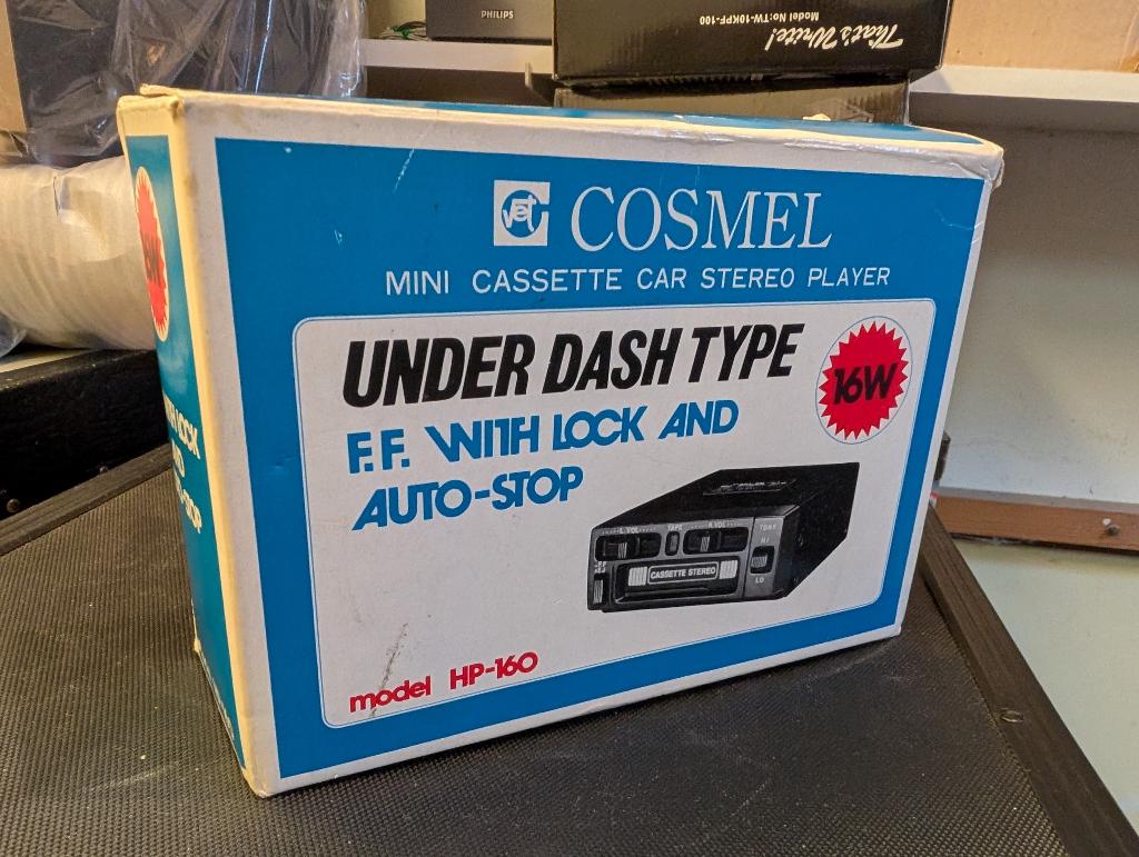 Vintage autoradio Cosmel HP-160, Ophalen of Verzenden, Nieuw