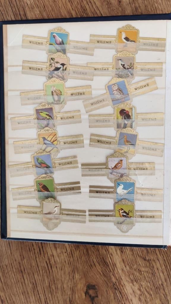 Verzameling sigarenbandjes Willem II en alto (65st)., Verzamelen, Ophalen of Verzenden, Zo goed als nieuw, Sigarenbandjes