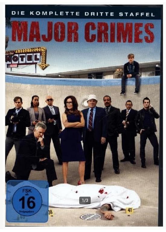 Major Crimes - Seiz.3 (DVD/ENGELS/DUITS HOESJE/NL Ondert.!), Vanaf 16 jaar, Verzenden, Boxset, Actie en Avontuur