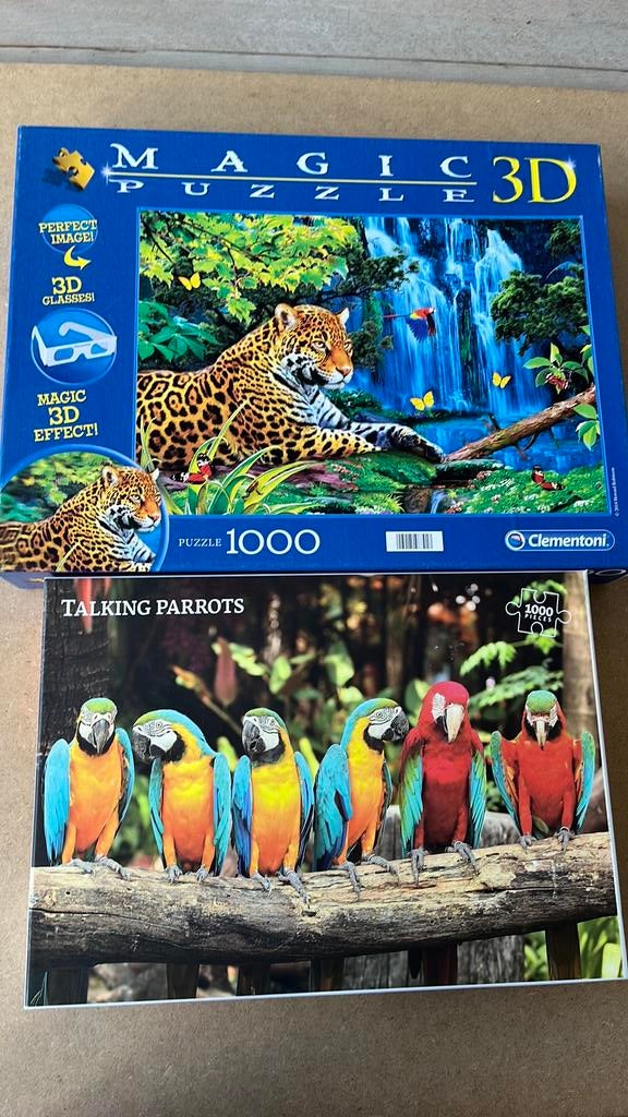 Puzzels samen 4 euro., Ophalen, 500 t/m 1500 stukjes, Gebruikt