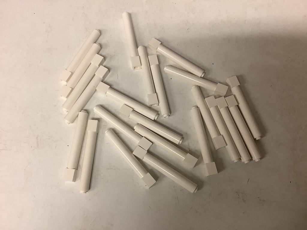 Lego pilaar 1x1x6 wit (1), Ophalen of Verzenden, Gebruikt, Losse stenen, Lego