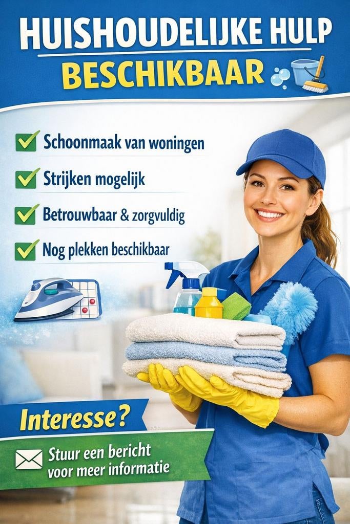 huishoudelijk help, Diensten en Vakmensen, Huishoudelijke hulp, Wassen