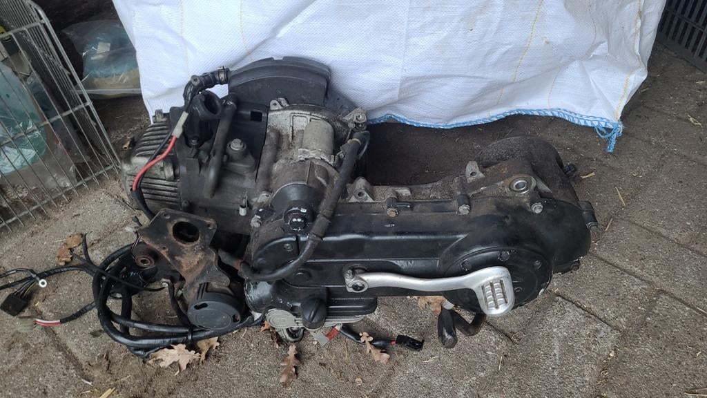 Piaggio Zip 4 takt 2V motorblok, Ophalen, Gebruikt, Blok, Piaggio
