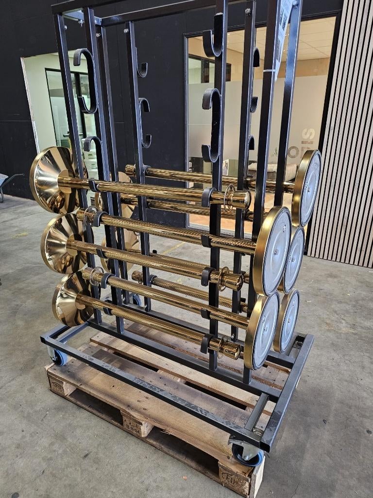 Messing paaltjes, Tuin en Terras, Palen, Balken en Planken, Zo goed als nieuw, Palen, Minder dan 180 cm, Ophalen of Verzenden