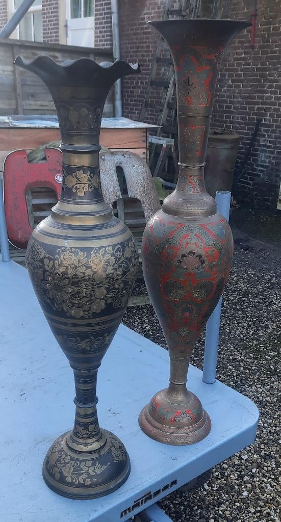 Vazen / 2 stuks, Ophalen, Overige materialen, Gebruikt, Overige kleuren