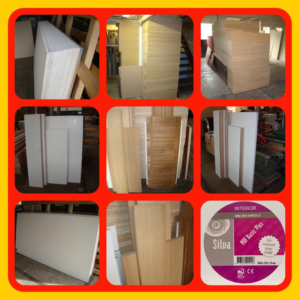 010.  Okoumé multiplex en MDF vochtwerend , gewoon en gerond, Ophalen, Multiplex