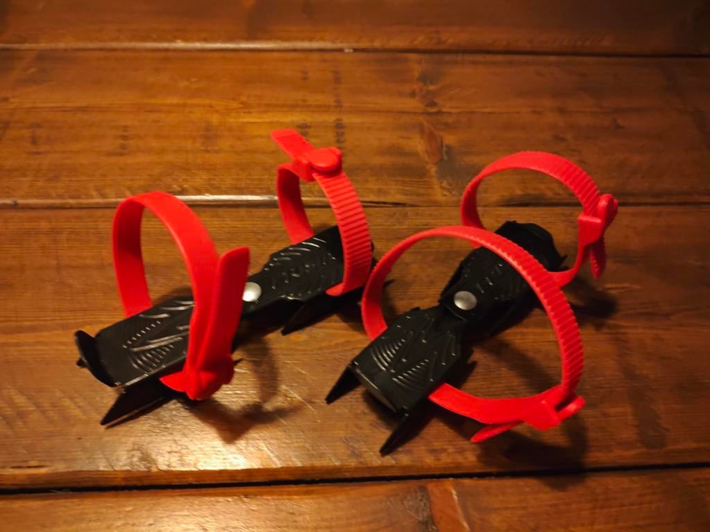 Schaatsen met dubbele ijzers en schoen, Ophalen, Gebruikt, Schoenen