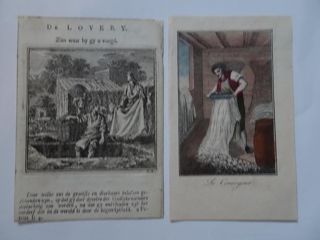 gravures leerlooier en leerbewerker J, en C. Luyken 18e eeuw, Verzenden