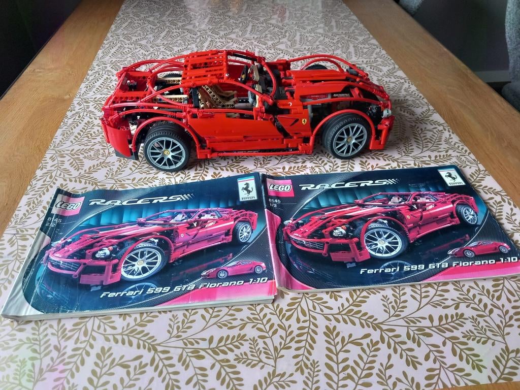 Lego technic 8145 Ferrari fiorano, Kinderen en Baby's, Speelgoed | Duplo en Lego, Ophalen of Verzenden, Zo goed als nieuw, Complete set