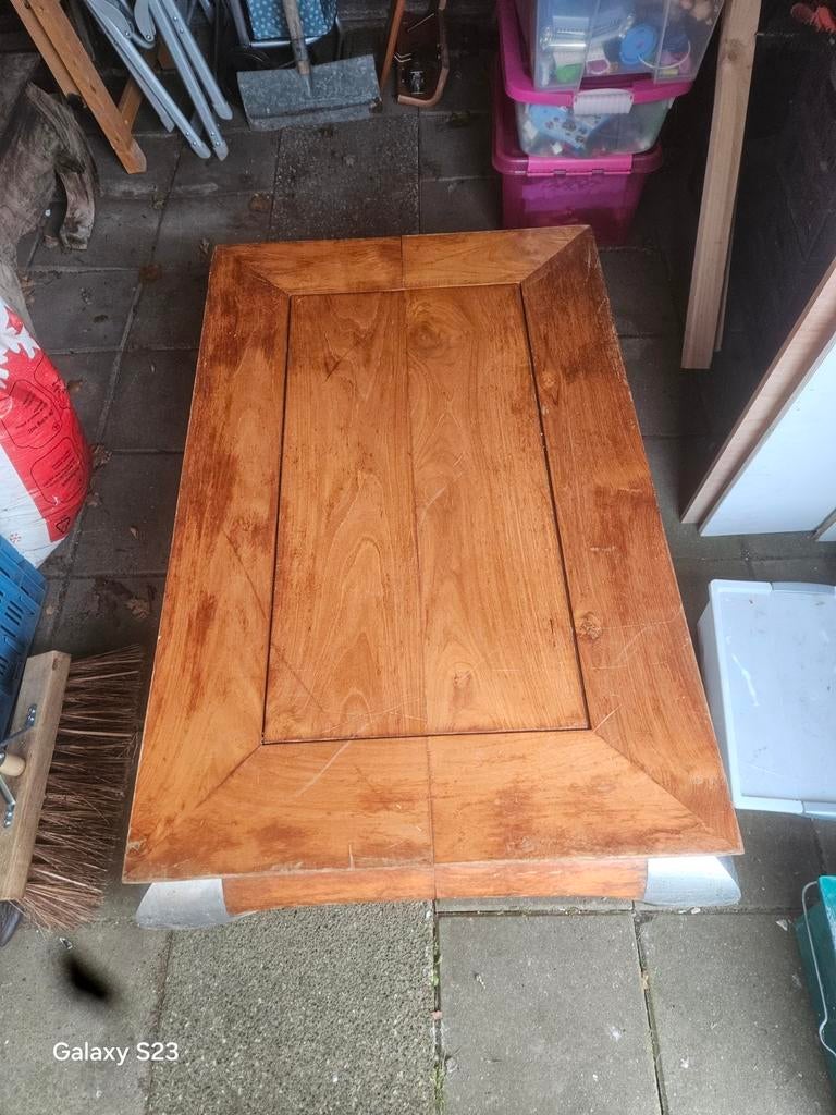 Opium Salontafel met verchroomde poten, Gebruikt, Opium, 100 tot 150 cm, 50 tot 100 cm