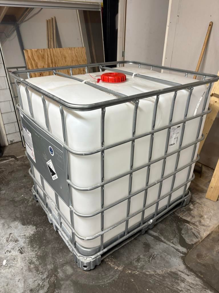 Water Vat / IBC Container - 1000 Liter, Tuin en Terras, Regentonnen, 150 liter of meer, Ophalen